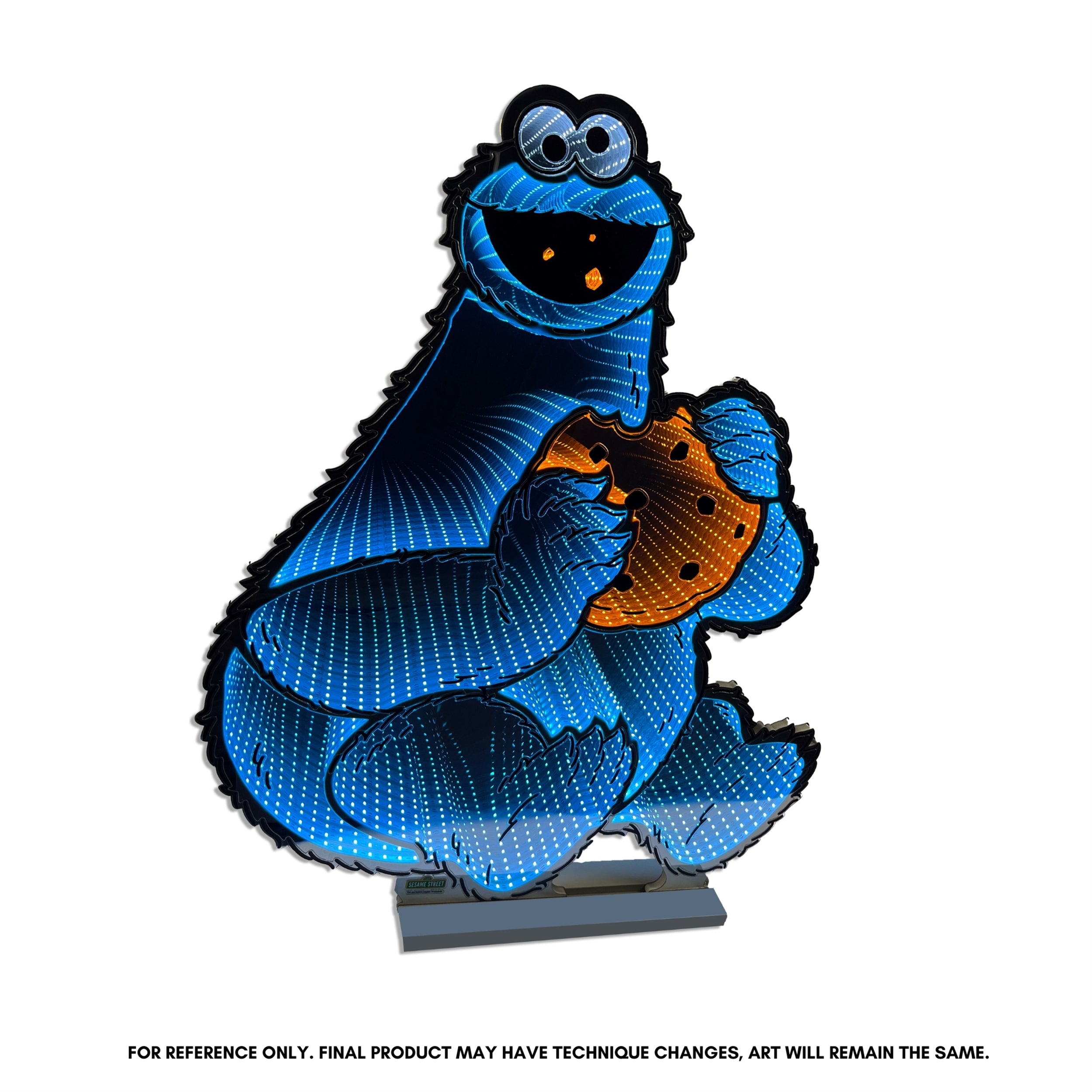 Sesame Street Cookie Monster Ekkolight 35”H Acrylic UL Plug