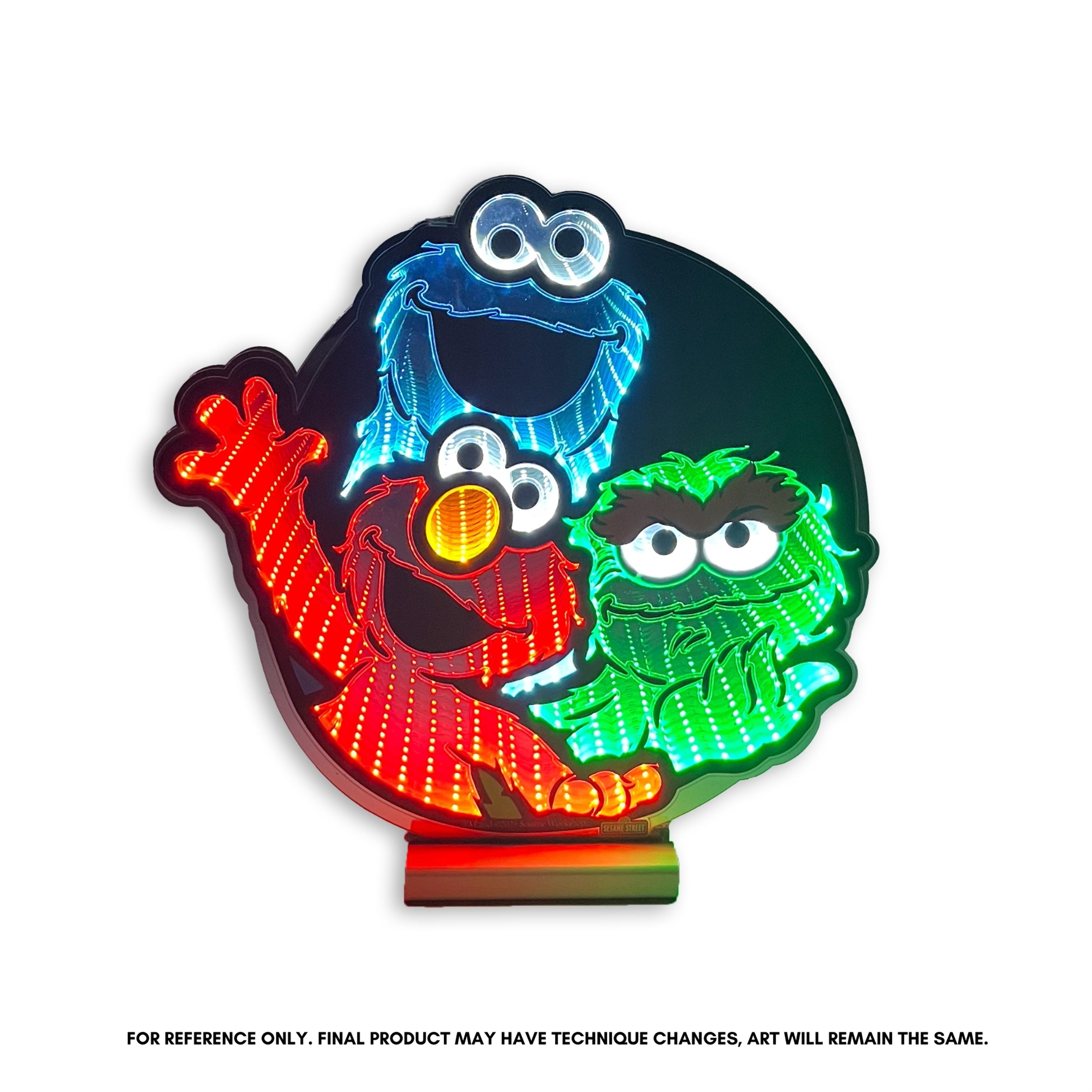 Sesame Street Characters Ekkolight 16”H Acrylic UL Plug