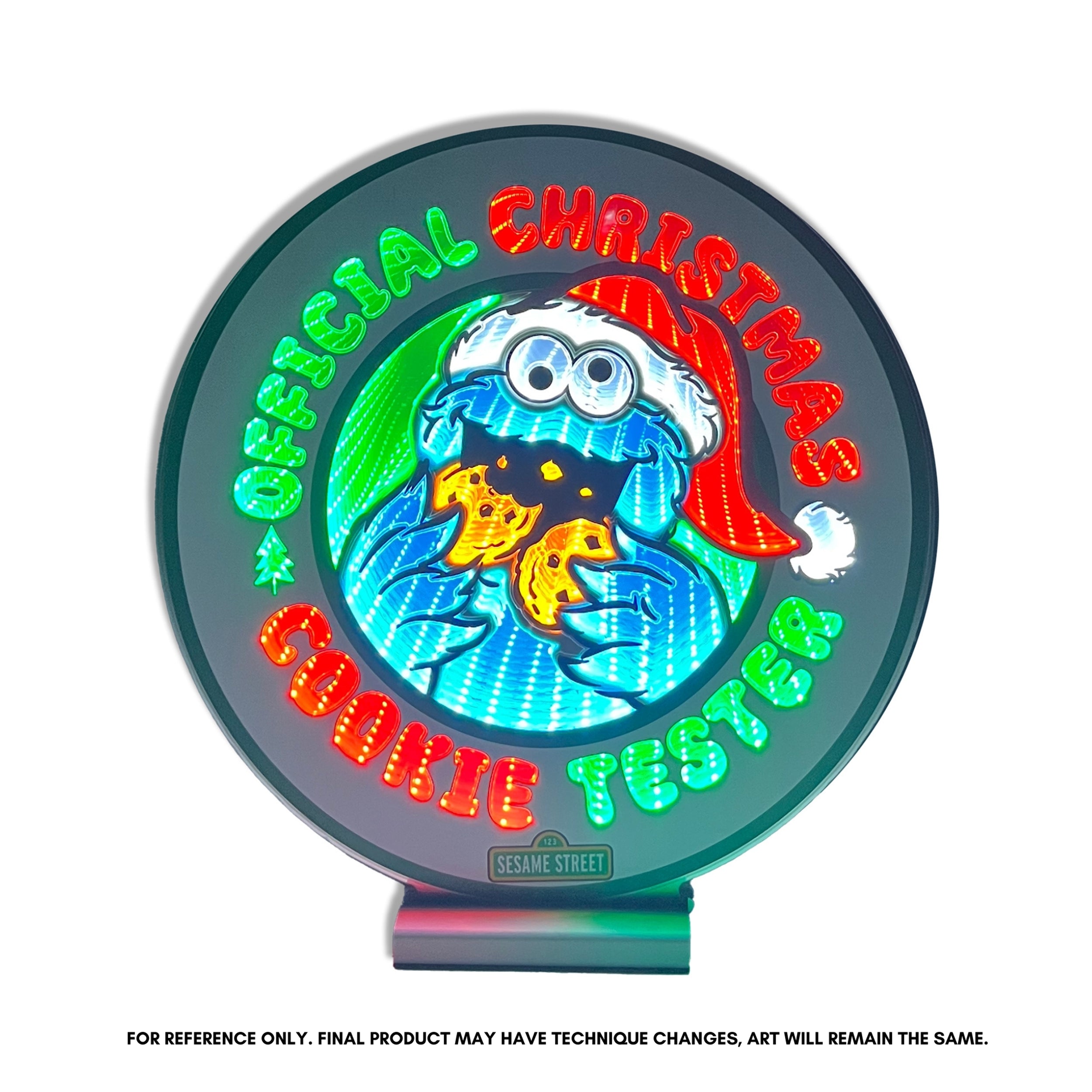 Sesame Street Cookie Tester Sign Ekkolight 16”H Acrylic UL Plug