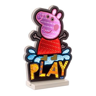 Hasbro Peppa Pig Splash w/Boots Ekkolight 12”H Acrylic UL Plug