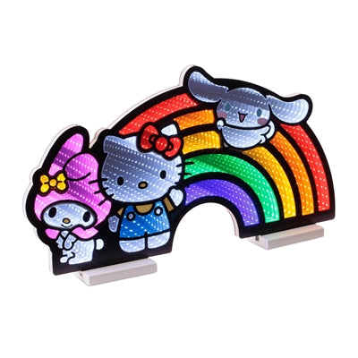Hello Kitty & Friends Rainbow Ekkolight 24"L x 13.5"H Acrylic UL Plug
