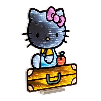 Hello Kitty w/Luggage and Apple Ekkolight 23.5”H Acrylic UL Plug