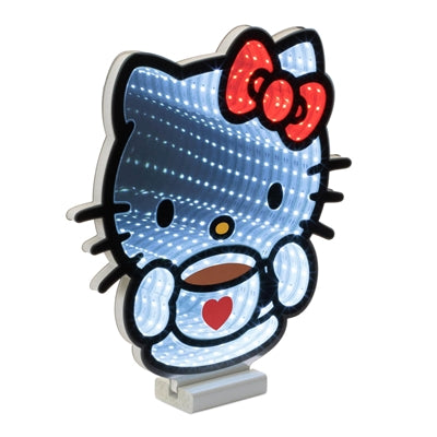 Hello Kitty w/Coffe Cup Ekkolight 12”H Acrylic UL Plug