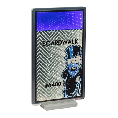 Hasbro Monopoly Boardwalk Ekkolight 17”H Acrylic UL Plug