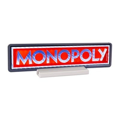 Hasbro Monopoly Logo Ekkolight 17"L x 5"H Acrylic UL Plug
