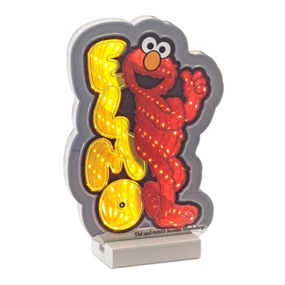Sesame Street Elmo Ekkolight 8”H Acylic 3 AA Batteries Not Included/USB Cord Included