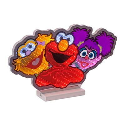 Sesame Street Zoe, Elmo, Abby Ekkolight 9”H Acrylic UL Plug
