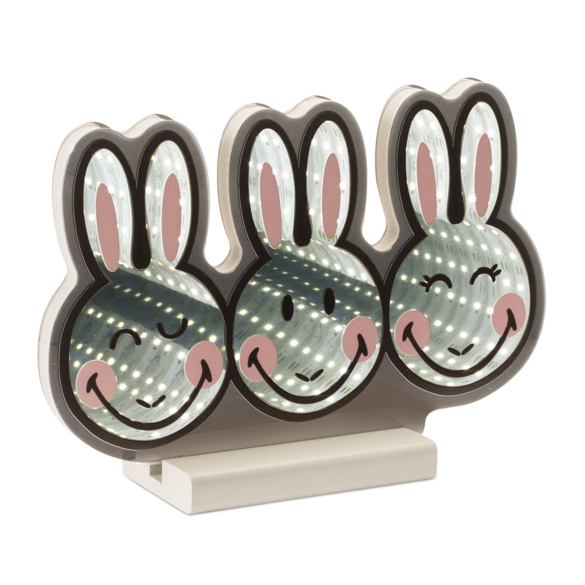 SmileyWorld® Triple Bunny Ekkolight 6.75"H