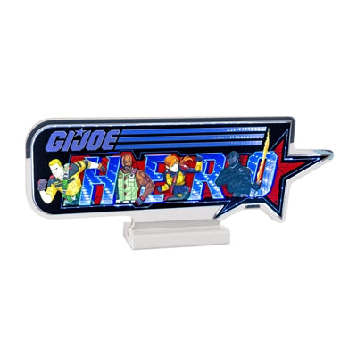GI Joe Hero Ekkolight 16"L x 6"H Acrylic UL Plug