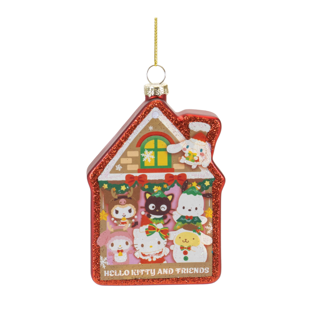 Hello Kitty and Friends House Ornament