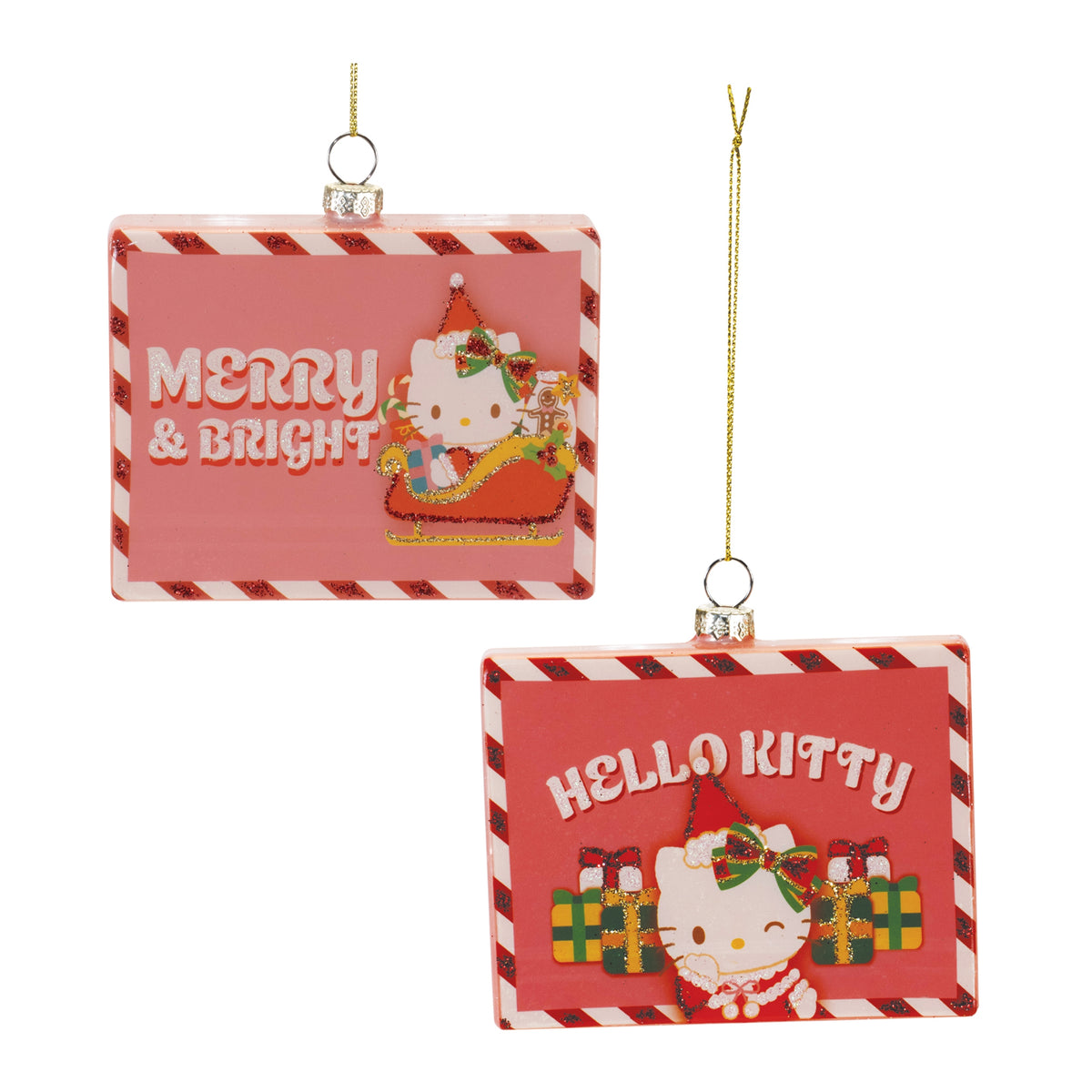 Hello Kitty Ornament (S/2)