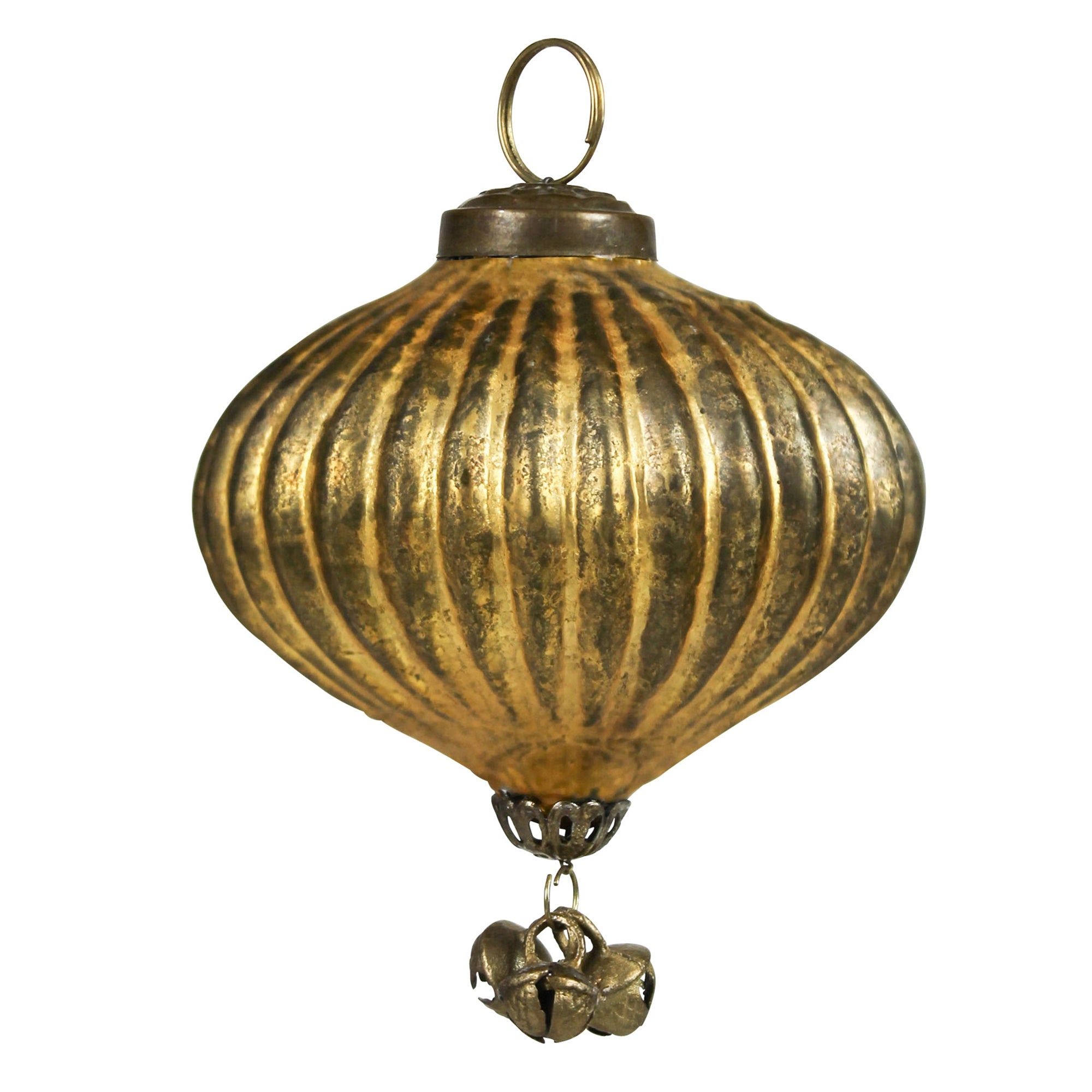 Ornament with Brass Tassels - Gold