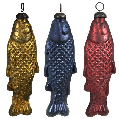Fish Ornaments - Set of 3