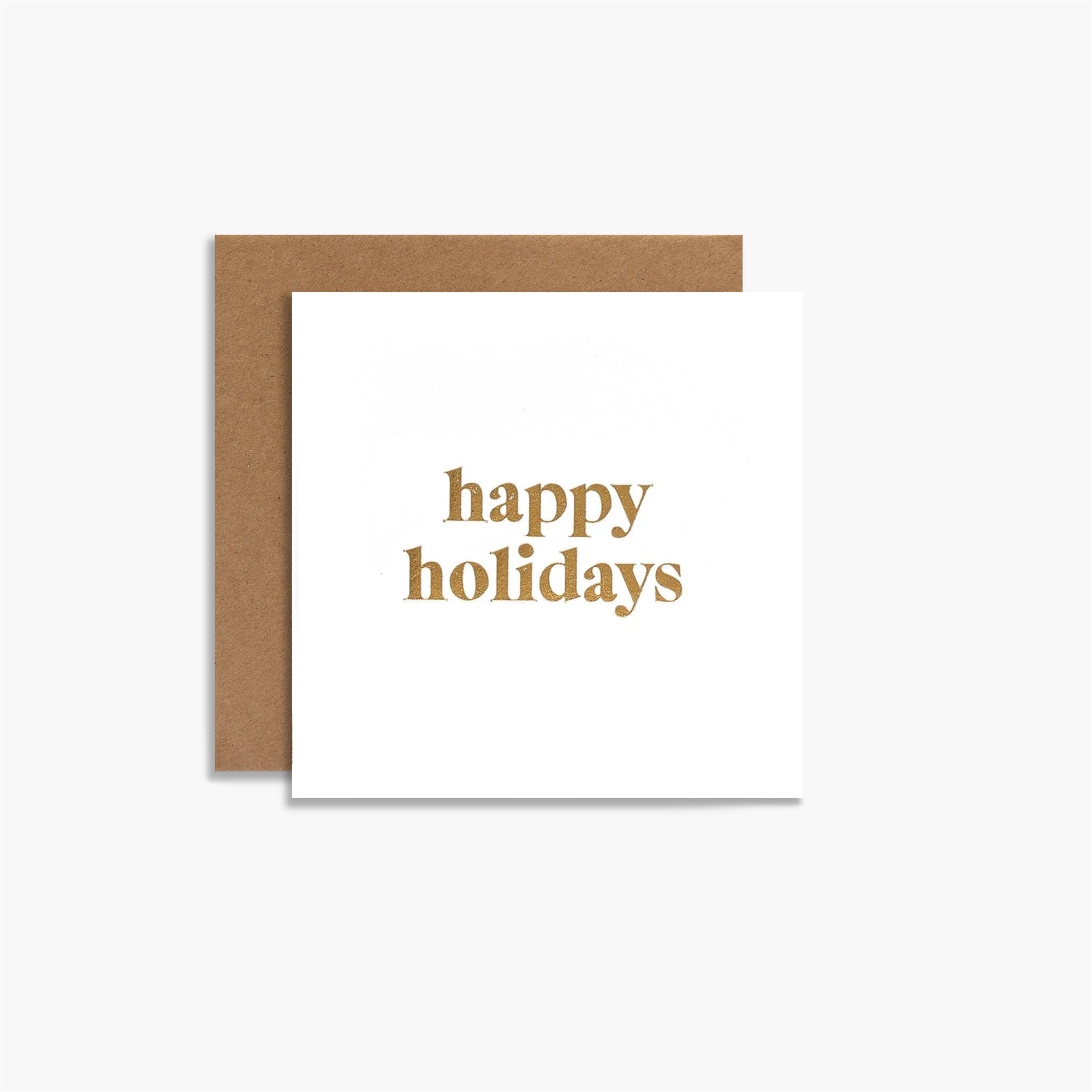 Happy Holidays Gift Enclosure
