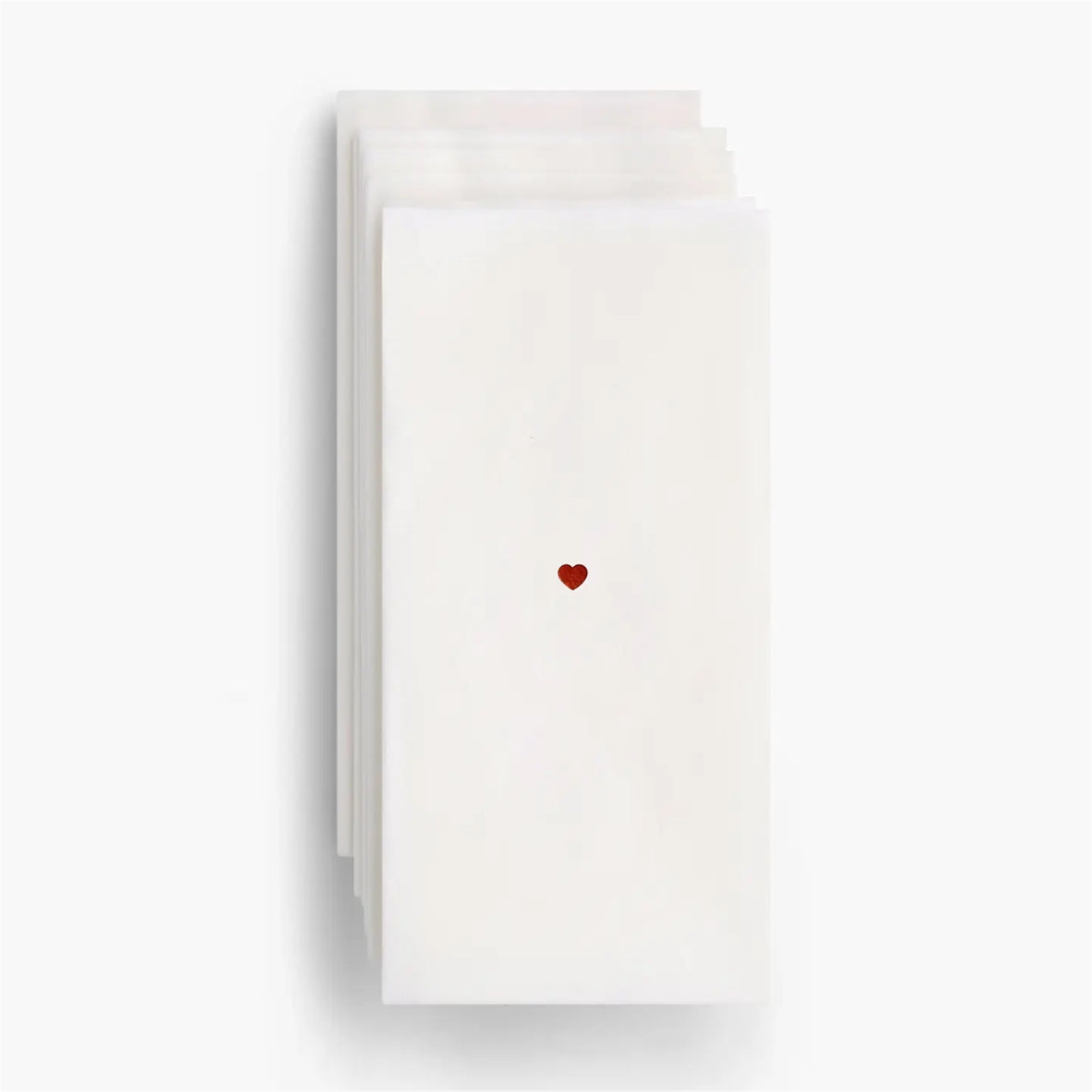 Red Heart Guest Towel Napkins - Set of 20