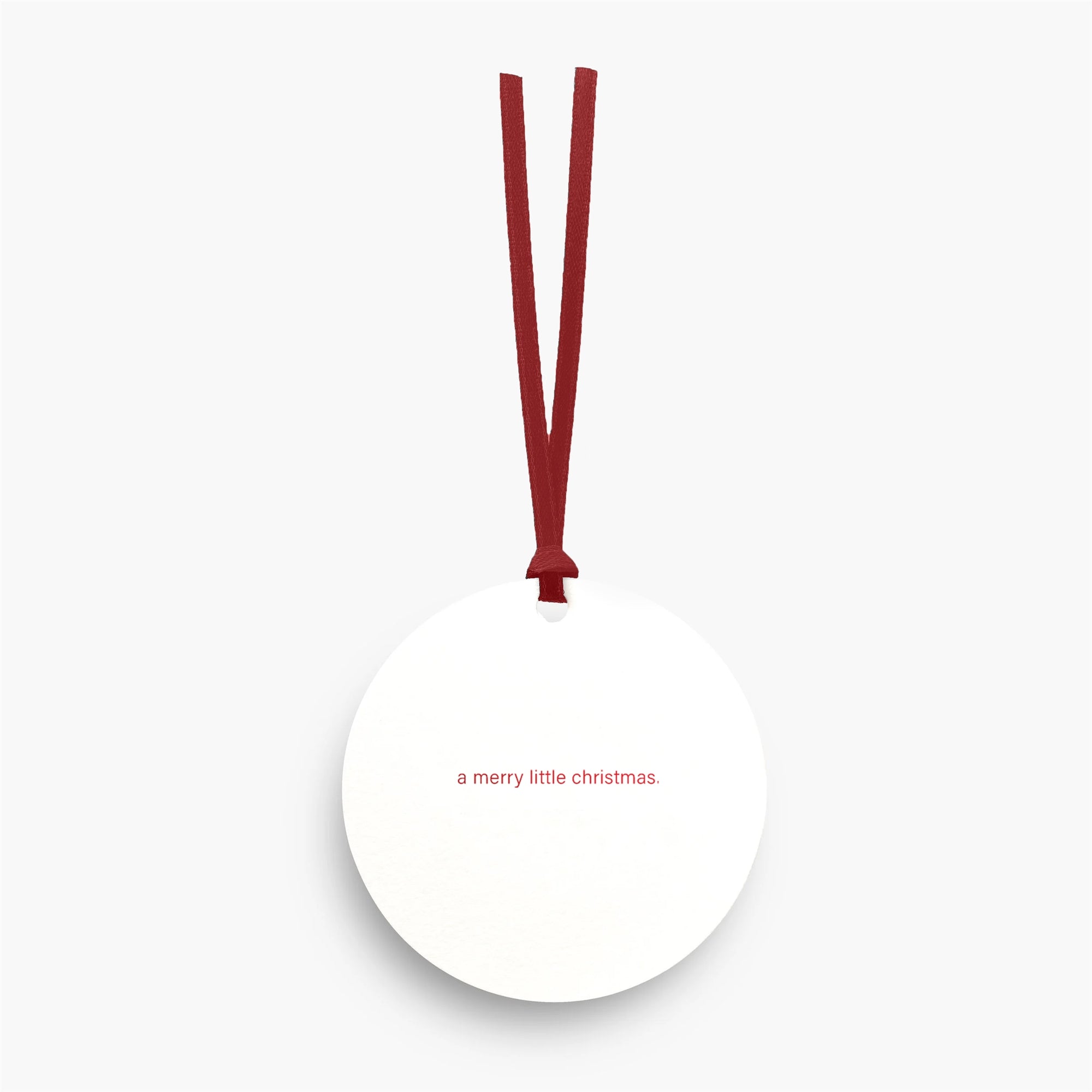 A Merry Little Christmas Gift Tag