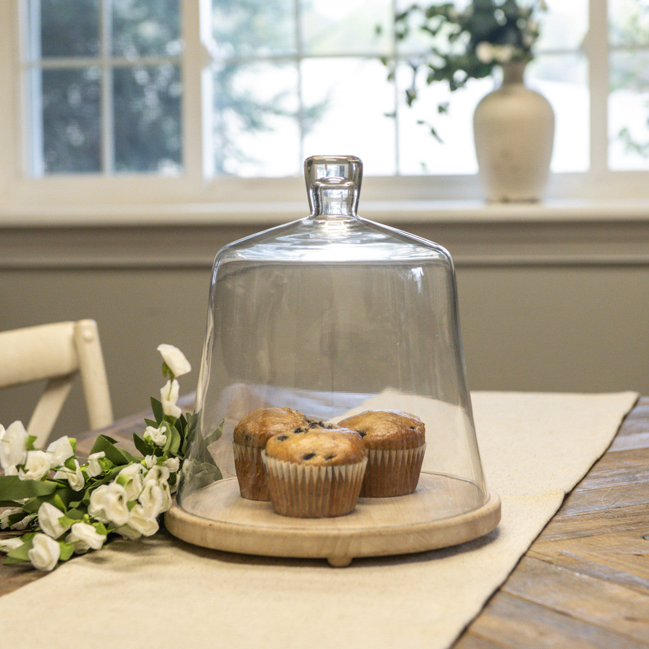 12.5 Glass Cloche w/ Base