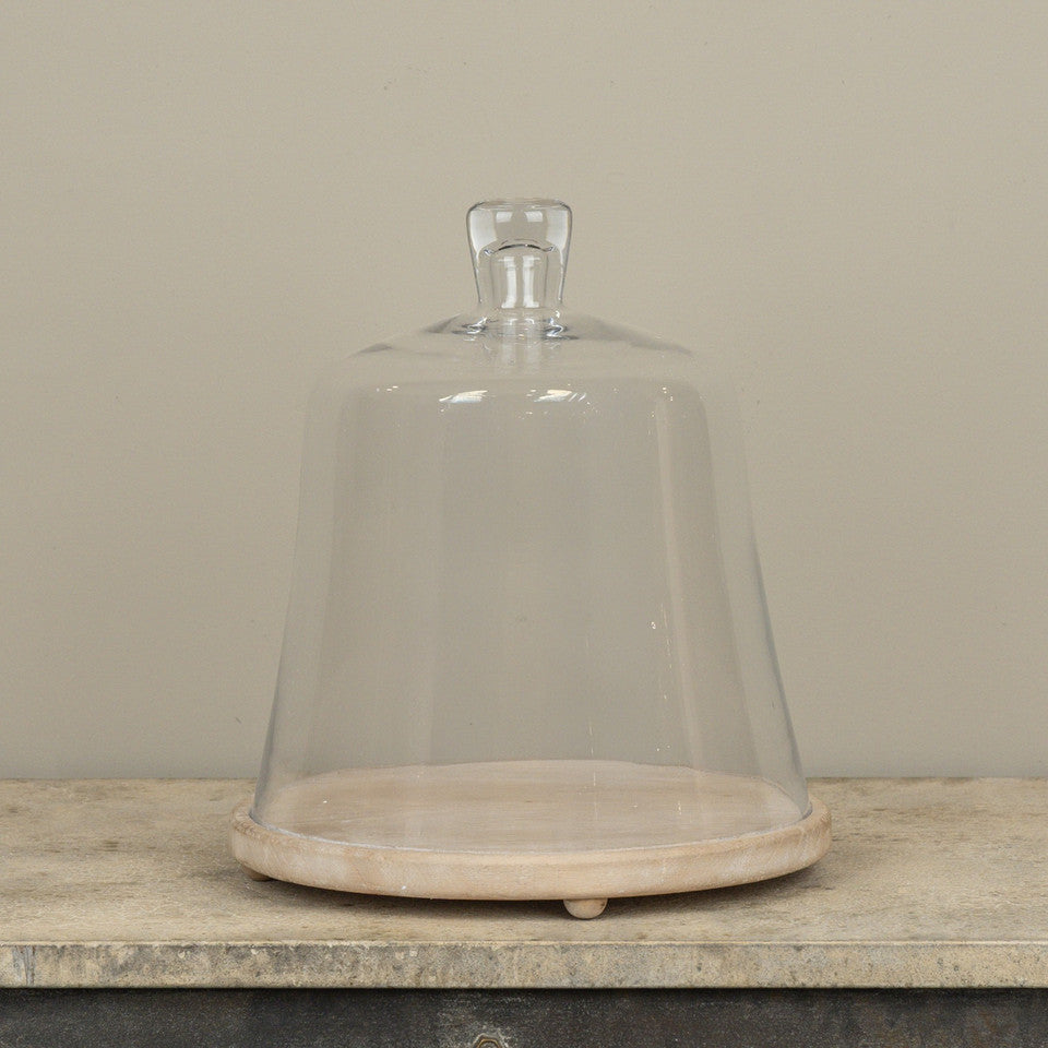 12.5 Glass Cloche w/ Base