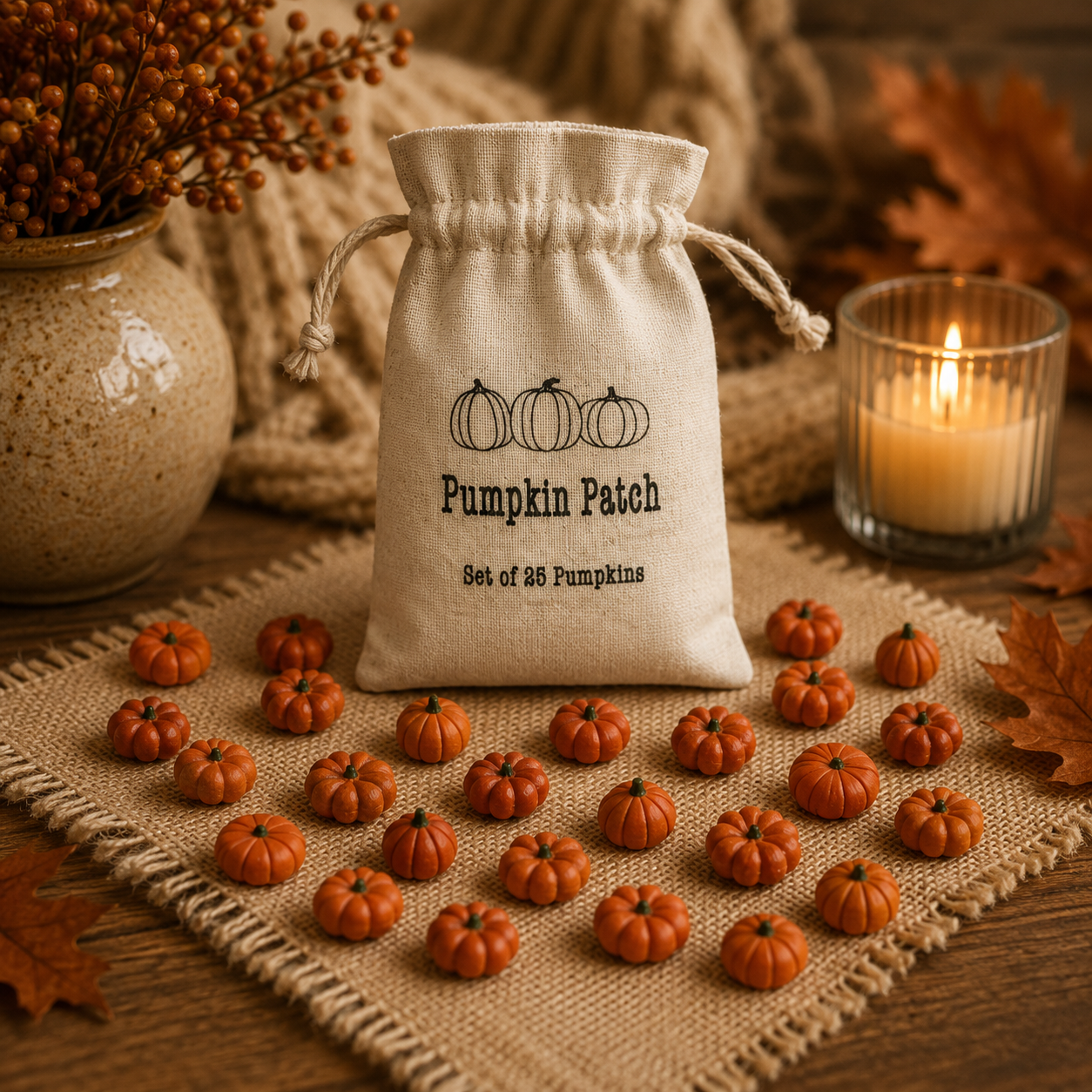 Sweet Pumpkins In Bag (S/25)