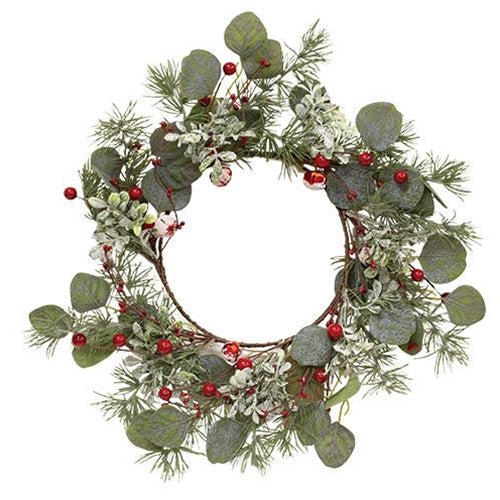 Snowy Holiday Berry Wreath