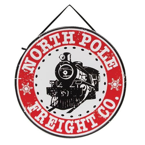 North Pole Freight Co Wall Decor