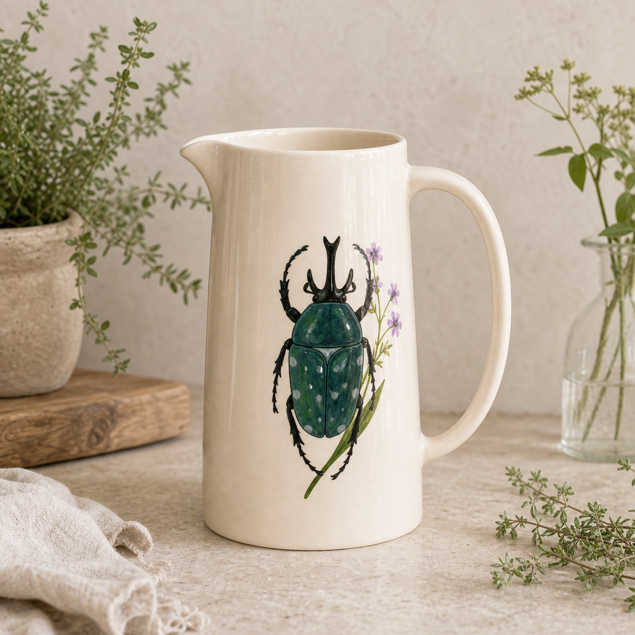 Botanical Beetle Pitcher