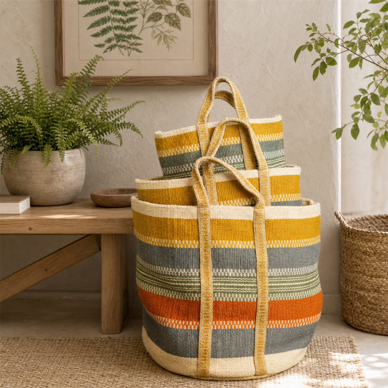 Jute Bag Totres (S/3)