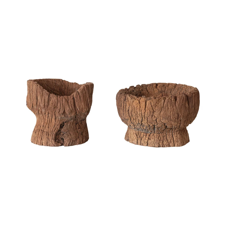 FOUND! Carved Reclaimed Planter