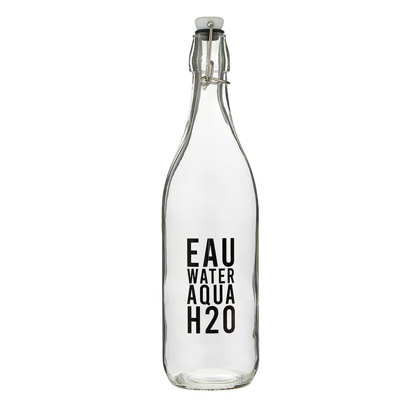 Swing Top Water Bottle - EAU