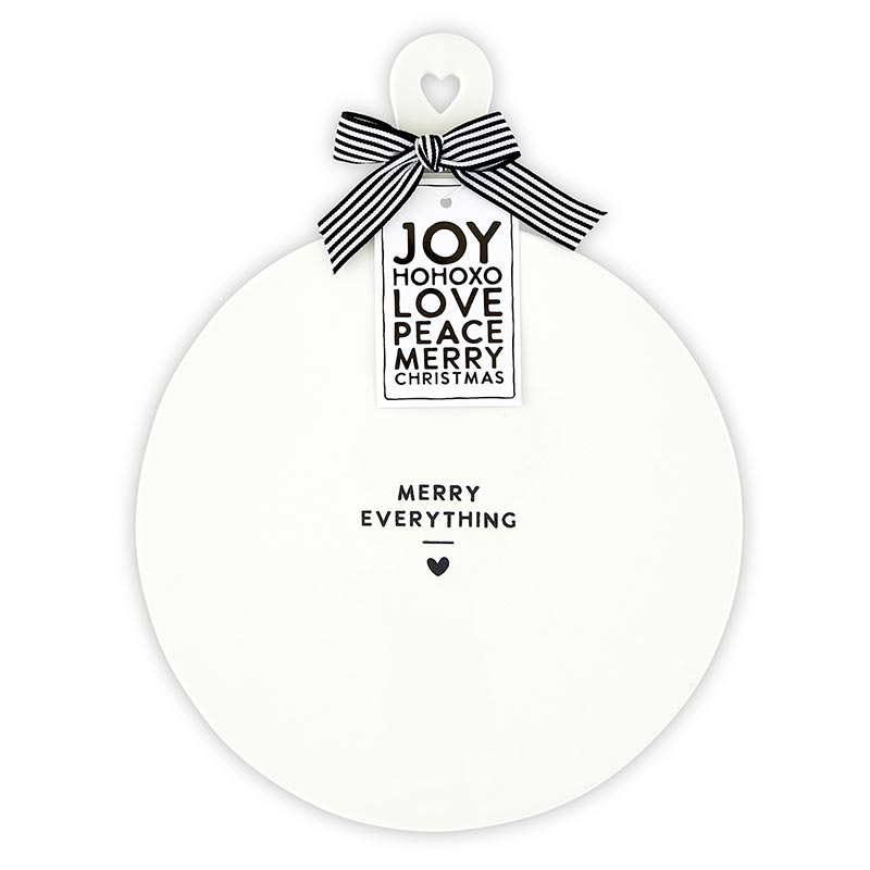 Merry Everything Christmas Cheese Board