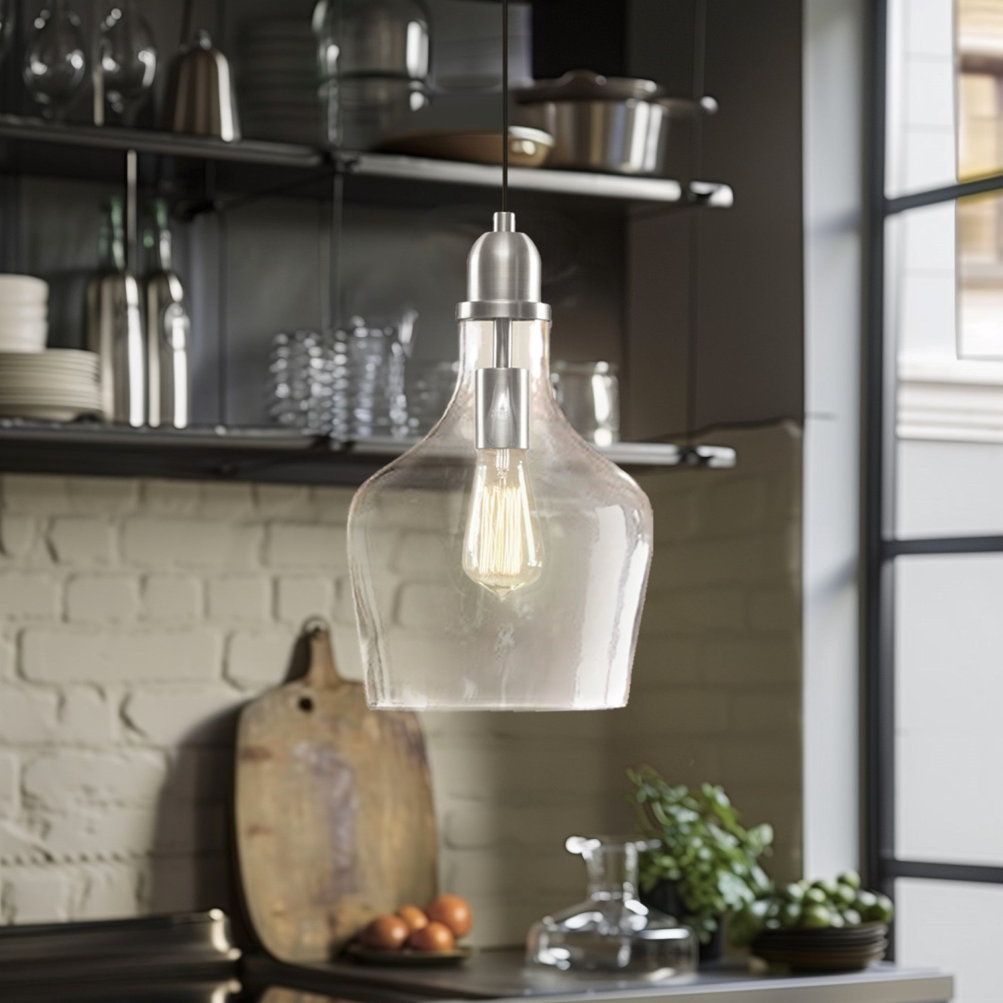 Auburn Metal Mesh Pendant