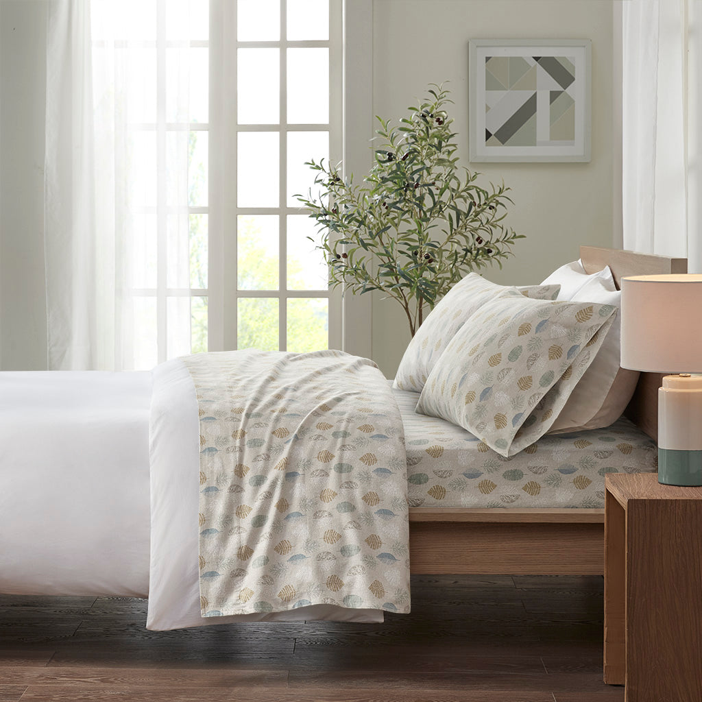 Cozy Flannel Printed Sheet Set