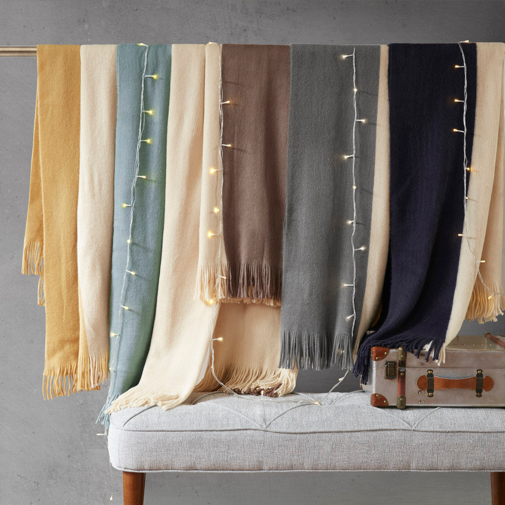 Stockholm Shaggy Faux Fur Throw