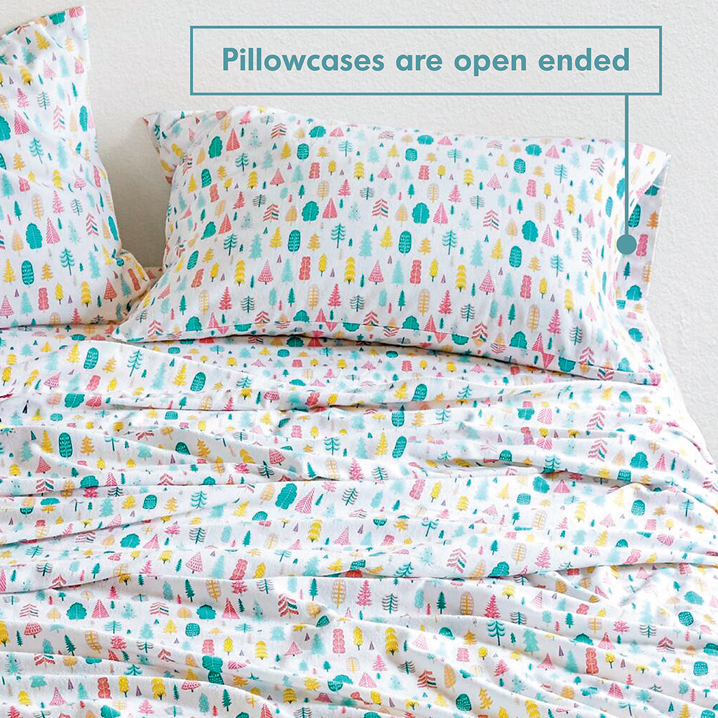 Cotton Flannel Printed Sheet Set