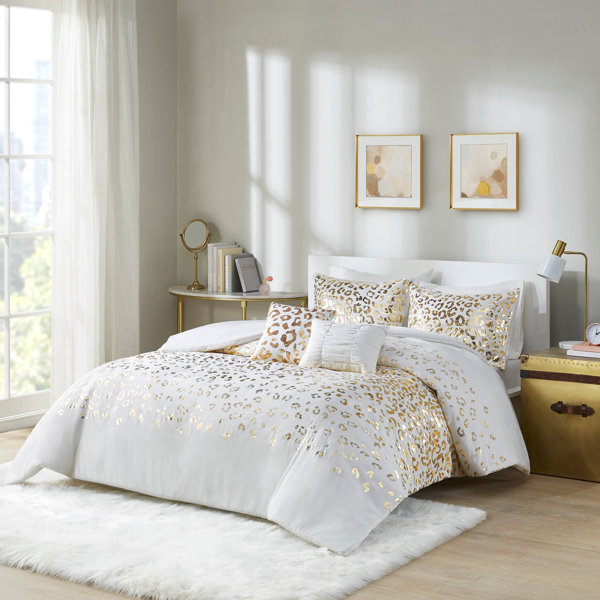 Lillie Clip Jacquard Duvet Cover Set