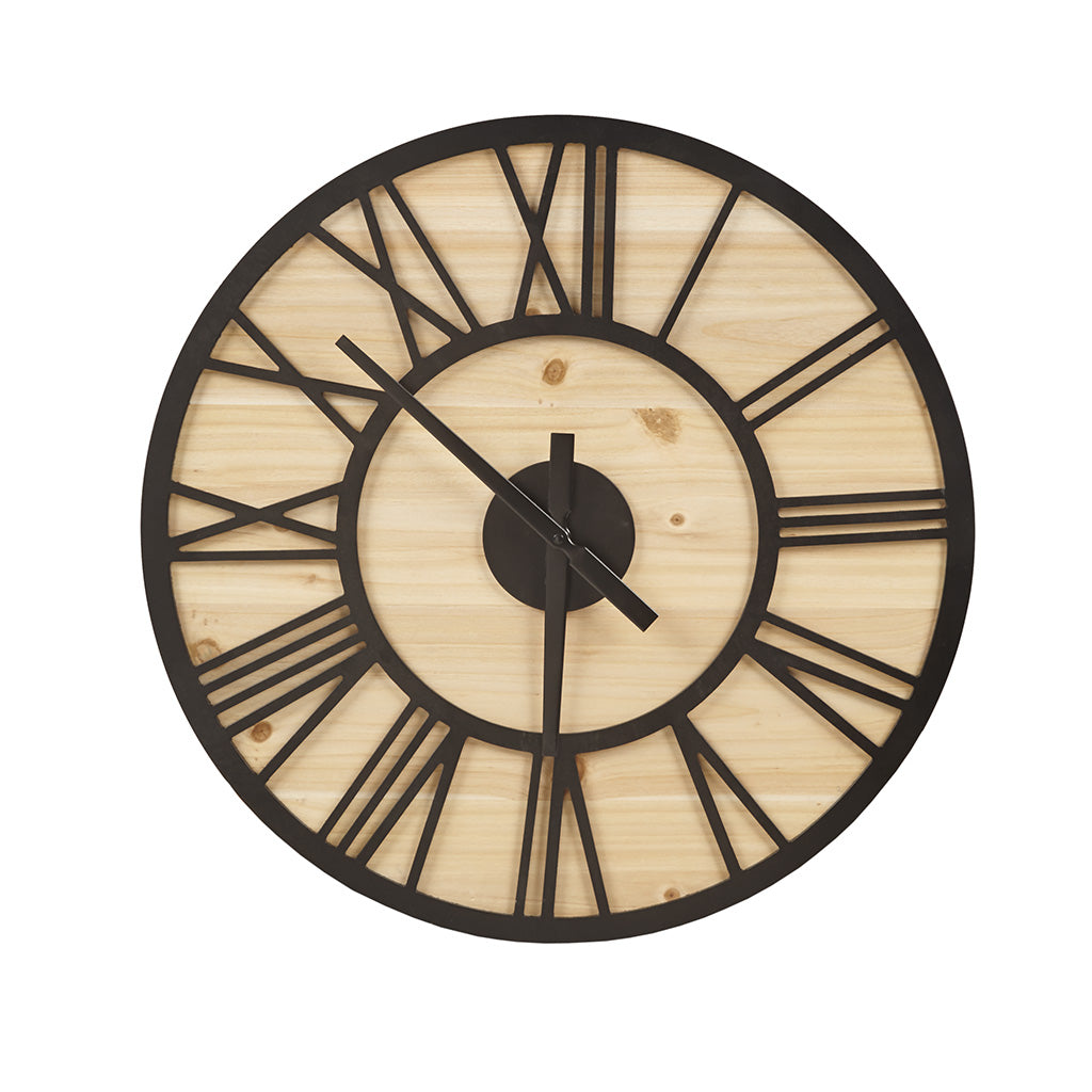 Mason 23.6" Wood Wall Clock