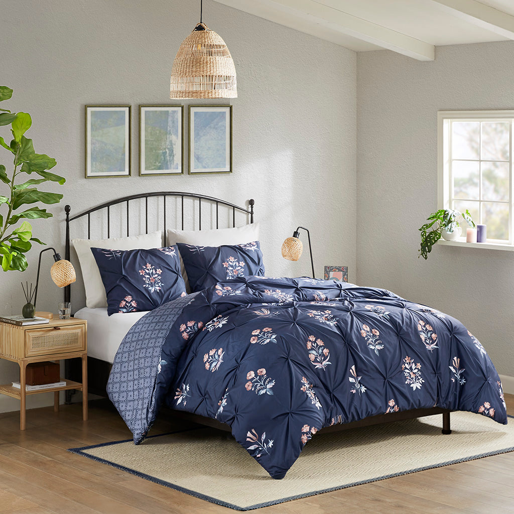 Marfa 3 Piece Cotton Duvet Cover Set