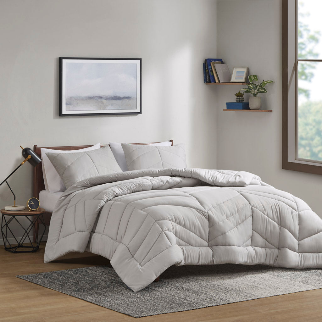 Remy Plaid Comforter Set with Bed Sheets