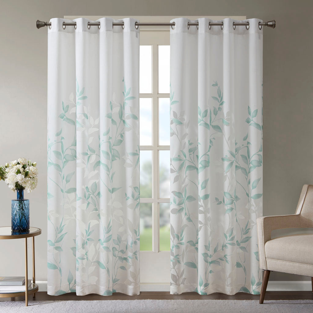 Cecily Twist Tab Voile Sheer Window Pair