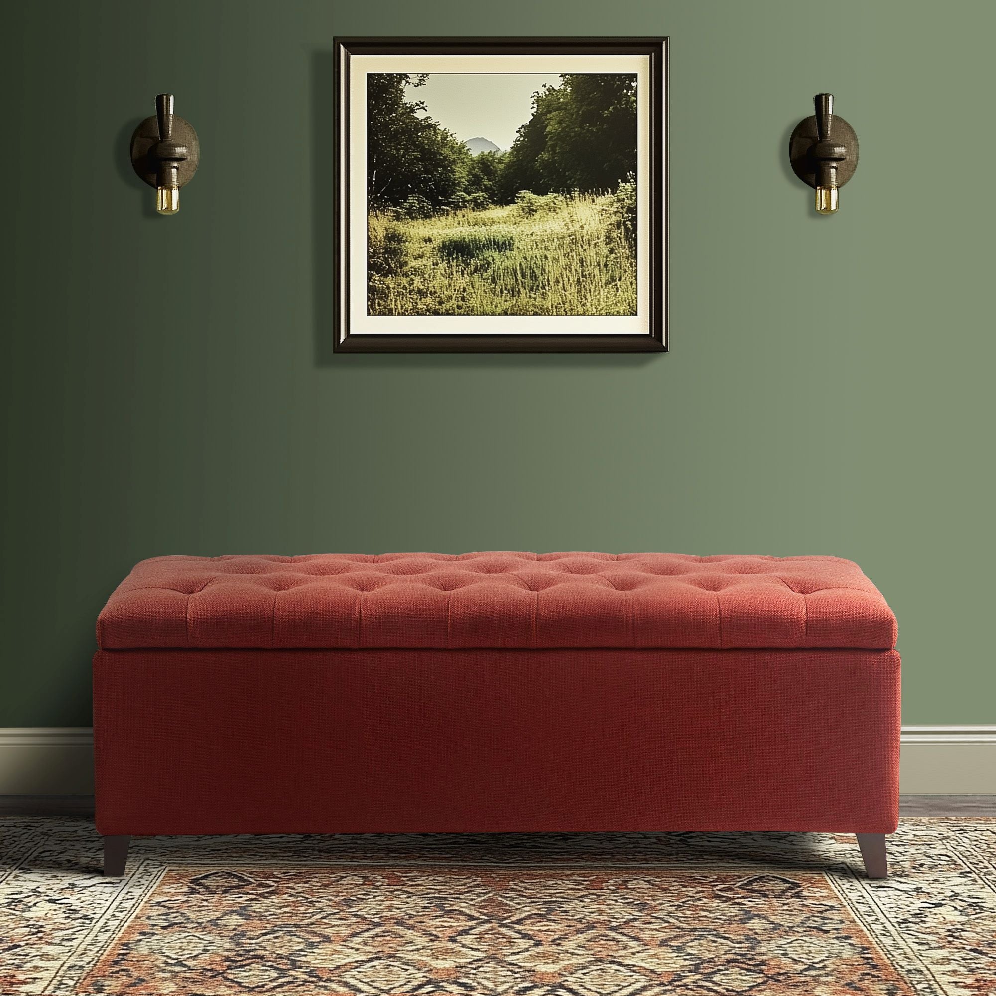 Shandra Tufted Top Soft Close Storage Bench