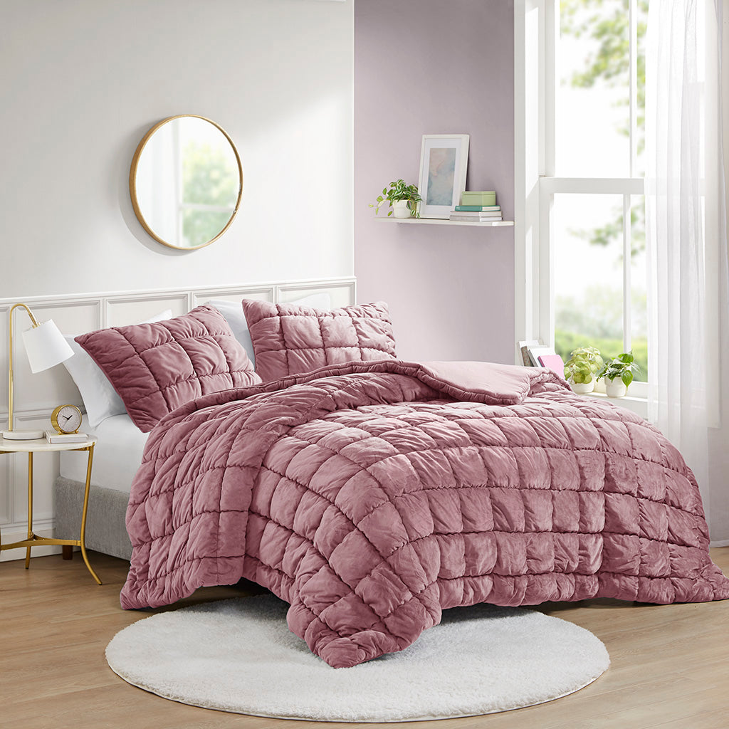 Velvet Dream Puff Ultra Plush Down Alternative Comforter Set