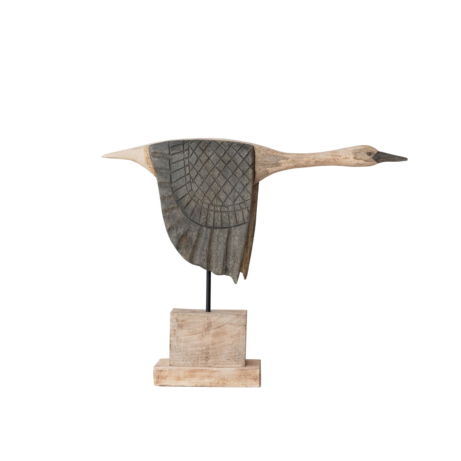 Hand Carved Wooden Geese