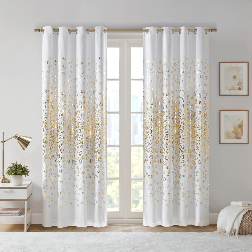 Lillie Printed Total Blackout Curtain Panel