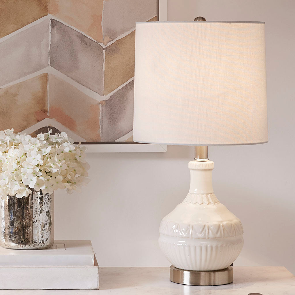 Gypsy Angular Glass Table Lamp, Set of 2