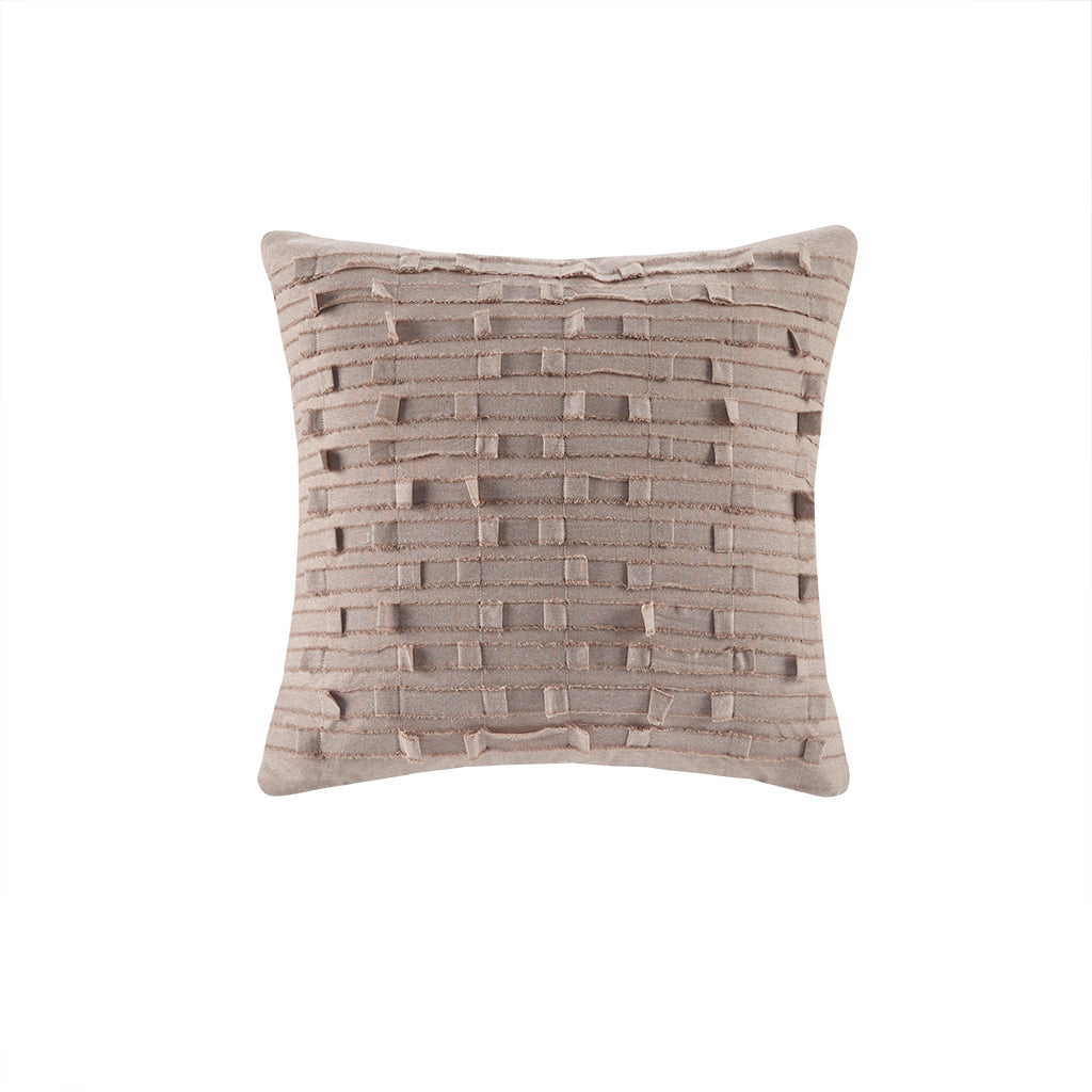 Kerala Cotton Oblong Pillow with Chain Stitch
