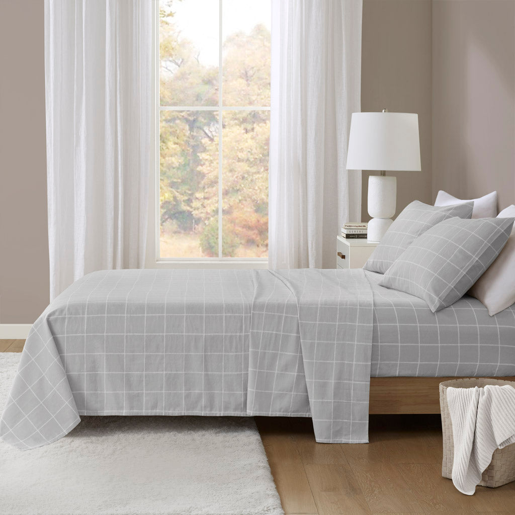 Oversized Flannel 4 Piece Sheet Set