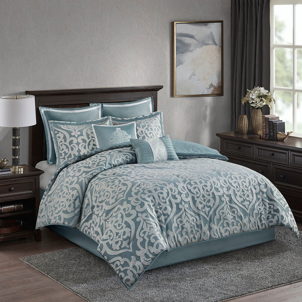 Odette 3 Piece Tufted Woven Comforter Set
