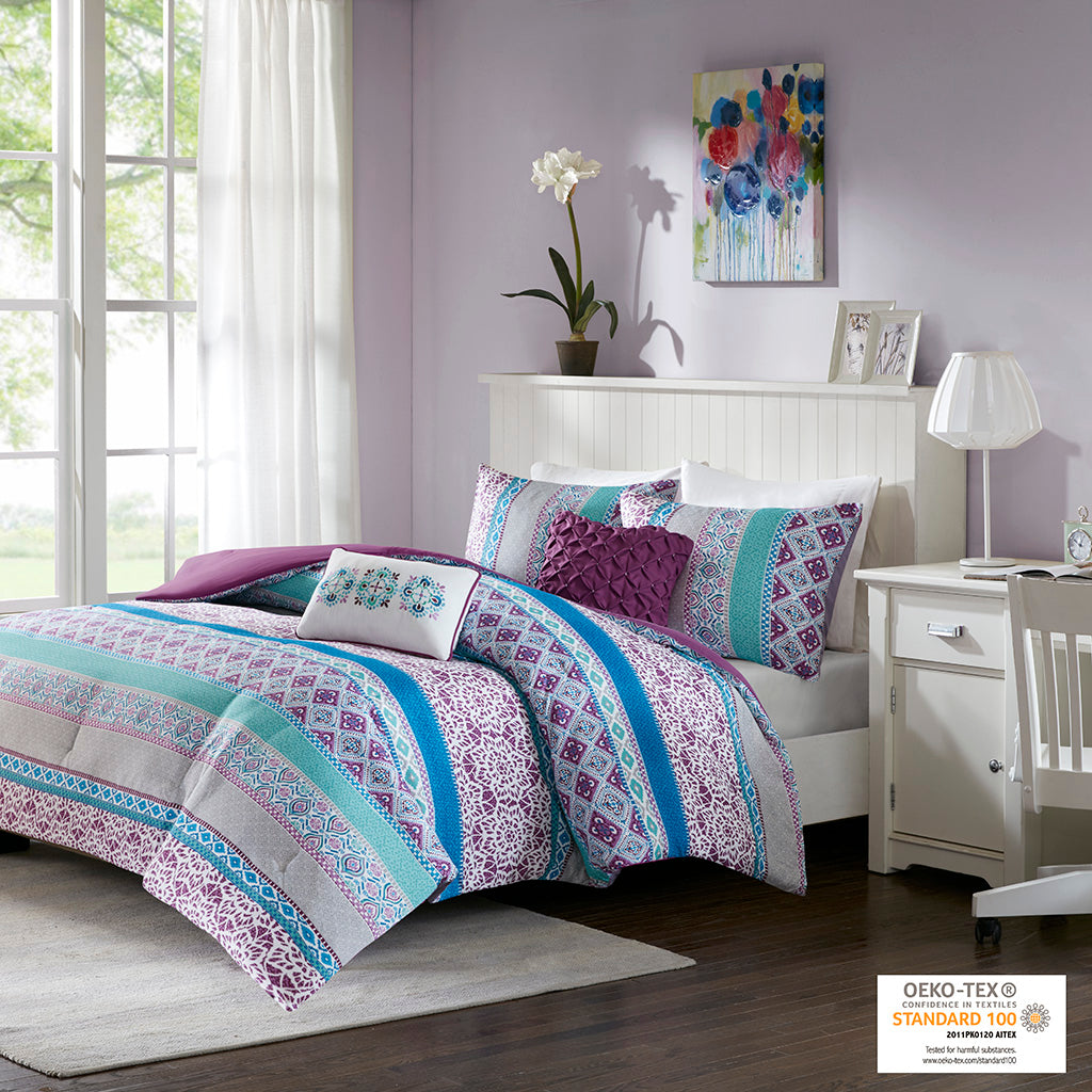 Joni Animal Chenille Comforter Set