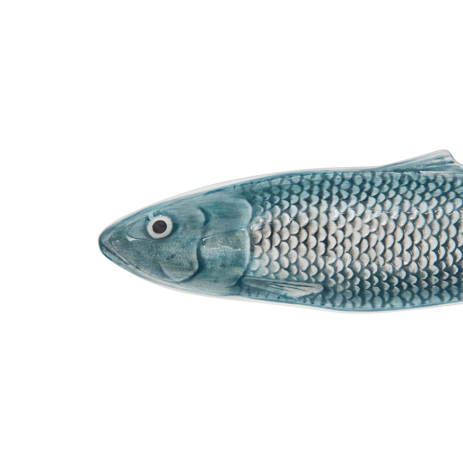 Hand Painted Ceramic Sardine Plates (S/2)