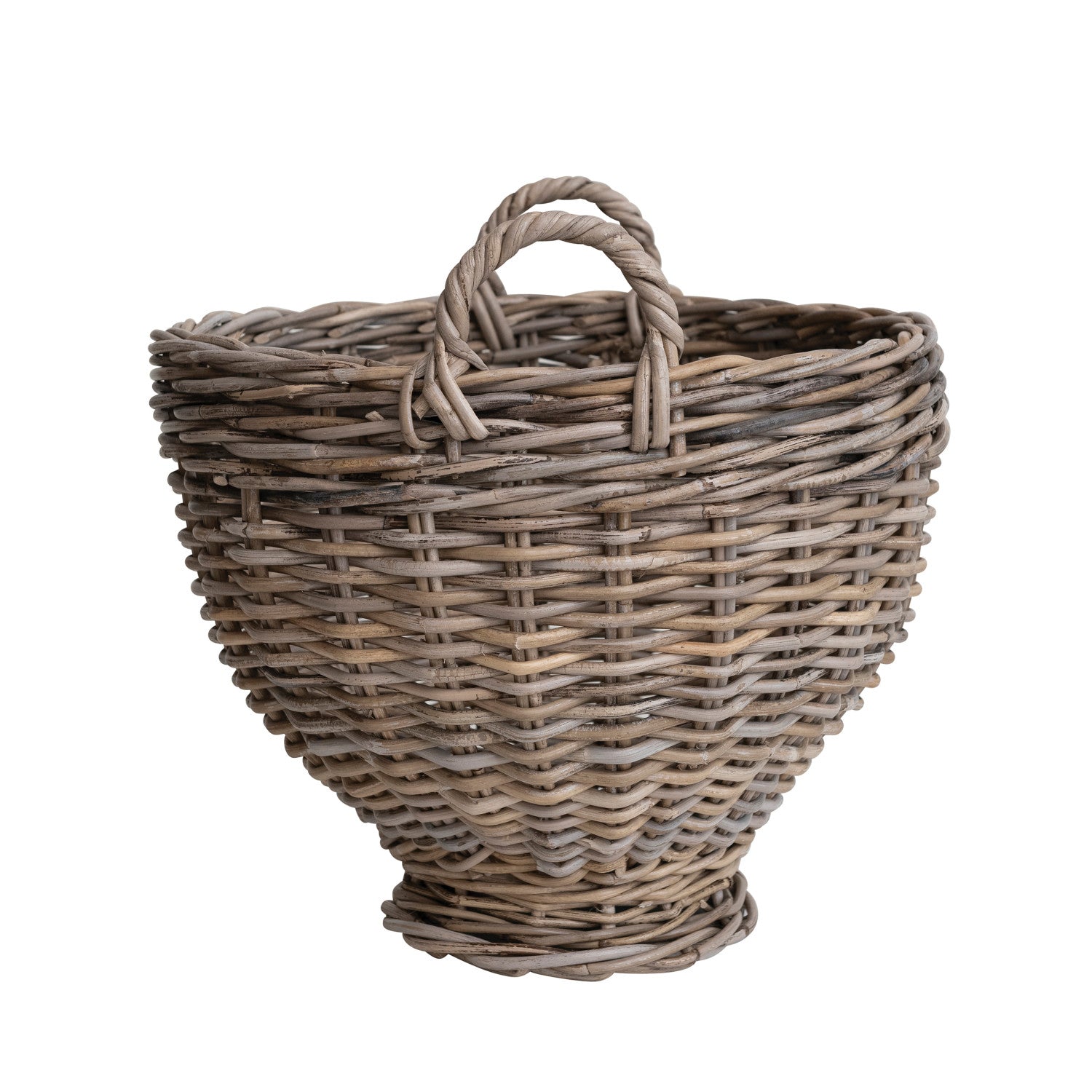 Rattan Footed Basket